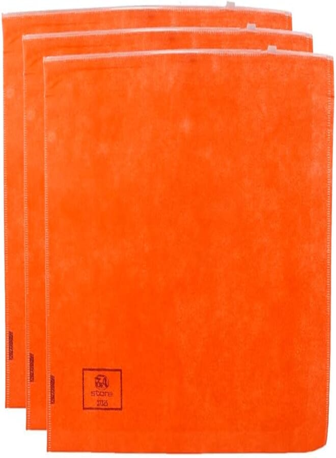 3A Fabric A4 Binder 25 * 35 cm With Zipper Tractor 3 Pieces - Orange A4-17324